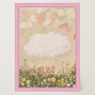 Cloud in Meadow Wall Art Print-Skudaboo