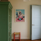 Retro Vinyl Collage Wall Art Print-Skudaboo