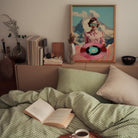 Retro Vinyl Collage Wall Art Print-Skudaboo