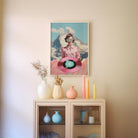 Retro Vinyl Collage Wall Art Print-Skudaboo