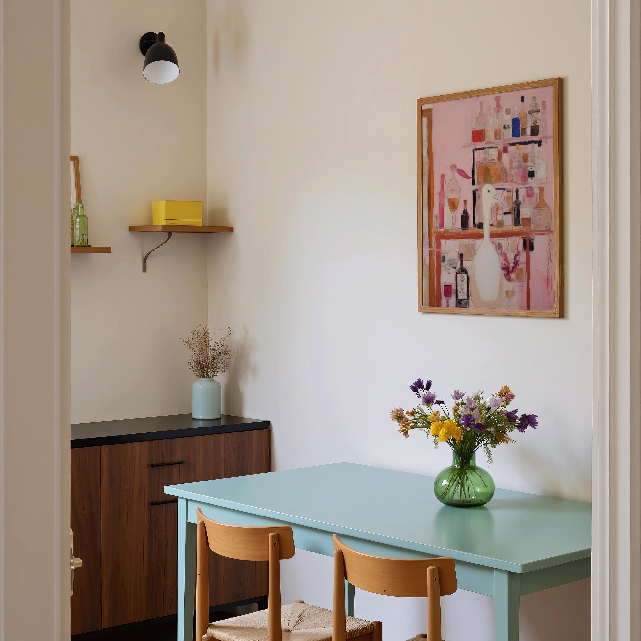 Bird Bar Wall Art Print-Skudaboo