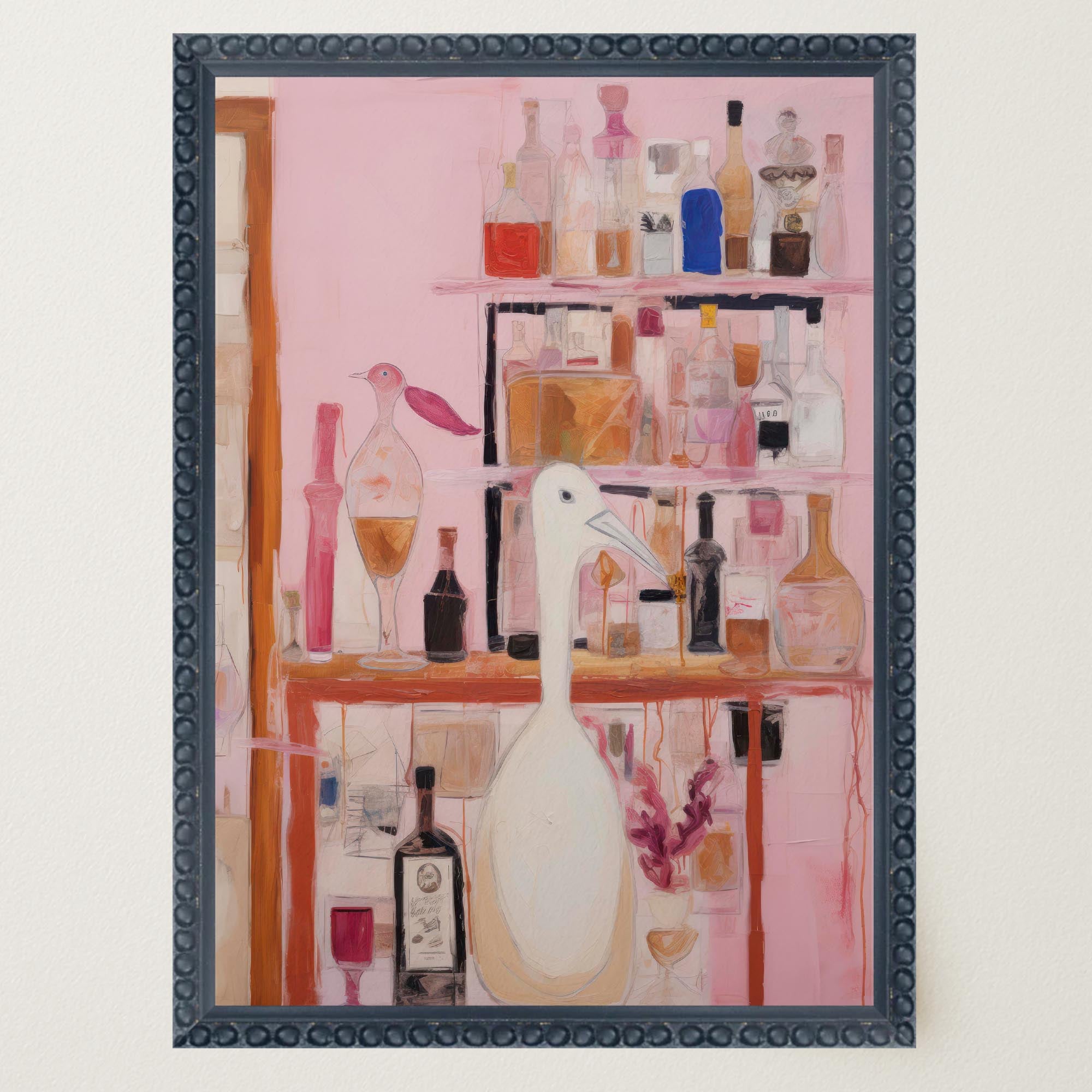 Bird Bar Wall Art Print-Skudaboo