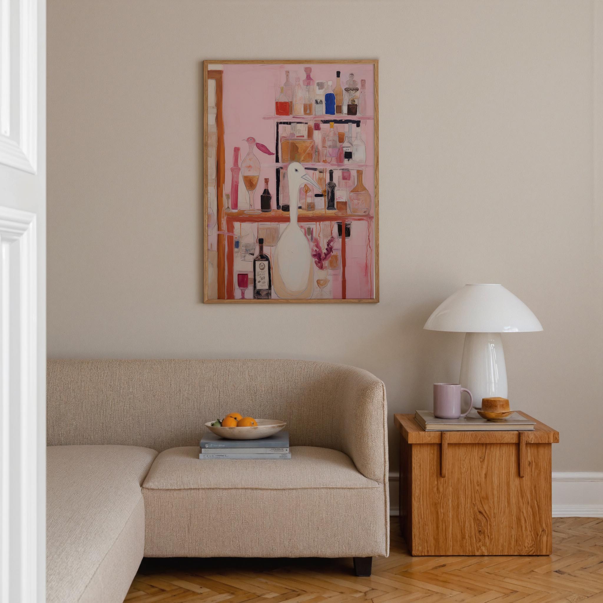 Bird Bar Wall Art Print-Skudaboo
