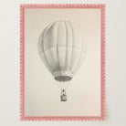 Vintage Style Hot Air Balloon Drawing Wall Art Print-Skudaboo