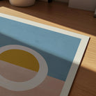 Abstract Sunset Modern Wall Art Print-Skudaboo