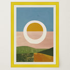 Abstract Sunset Modern Wall Art Print-Skudaboo