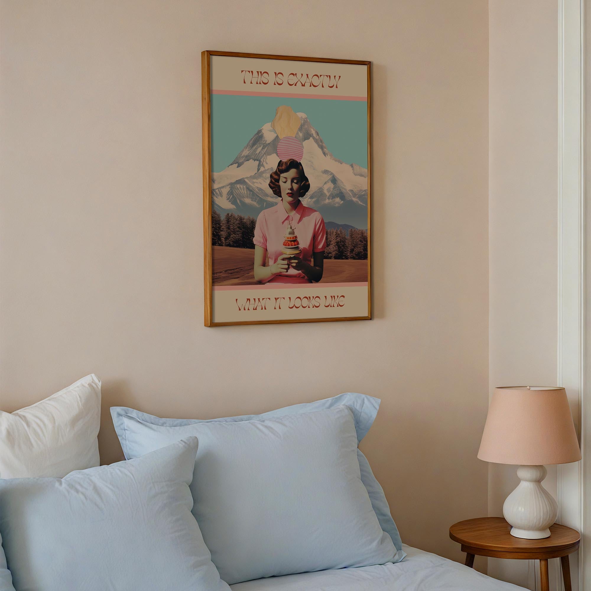 Exactly What It Looks like Retro Collage Wall Art Print-Skudaboo