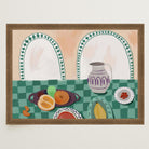 Table and Fruit Wall Art Print-Skudaboo