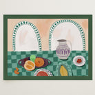 Table and Fruit Wall Art Print-Skudaboo