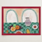 Table and Fruit Wall Art Print-Skudaboo