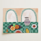 Table and Fruit Wall Art Print-Skudaboo