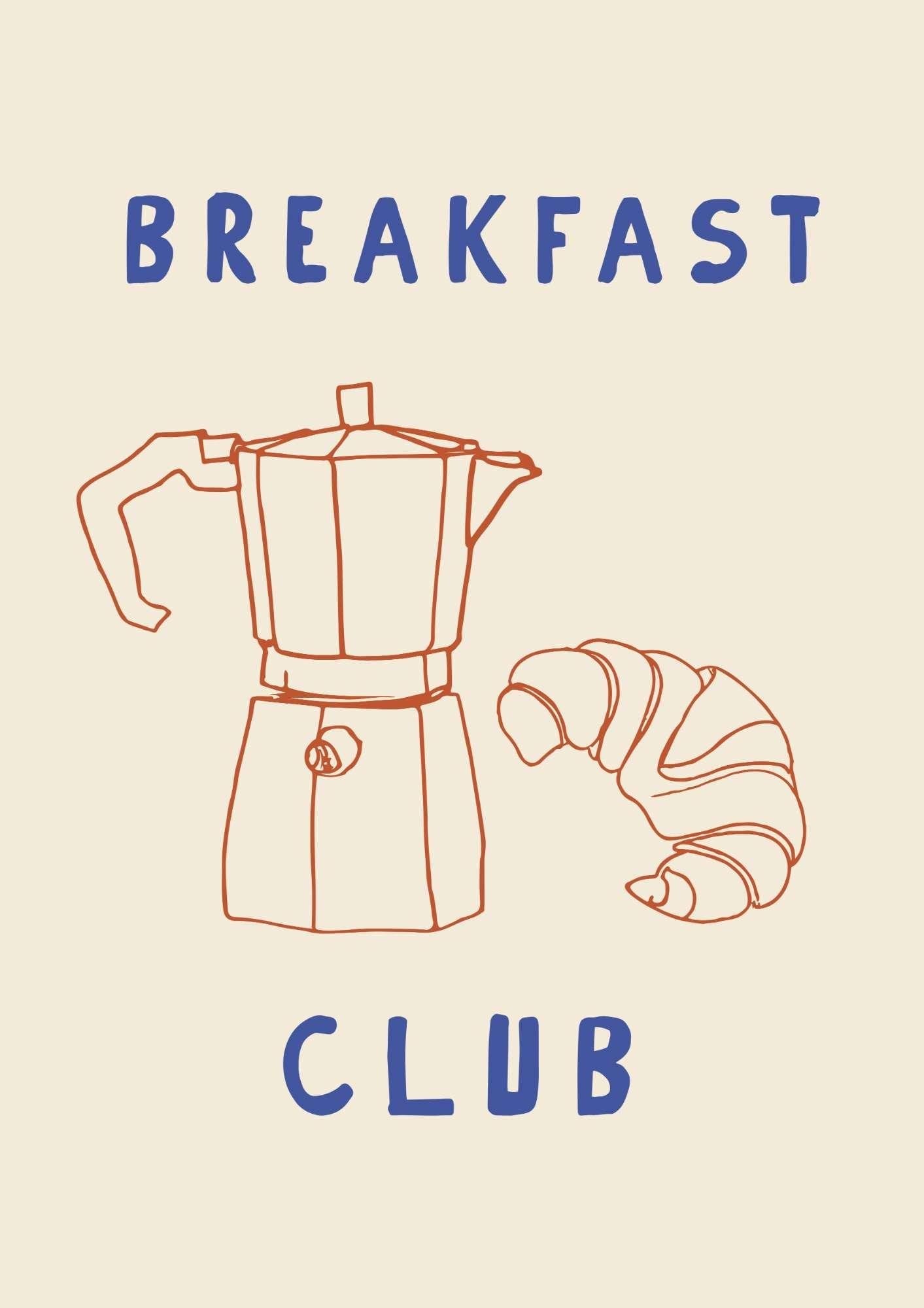 Breakfast Club Art Print-Skudaboo