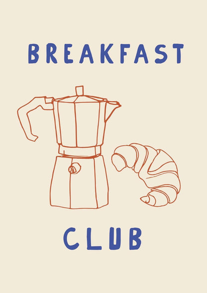 Breakfast Club Art Print-Skudaboo