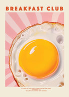 Breakfast Club Fried Egg Art Print-Skudaboo