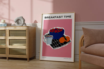 Breakfast Time Art Print-Skudaboo