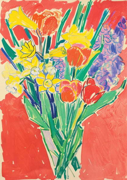 Bunch of Flowers Art Print-Skudaboo