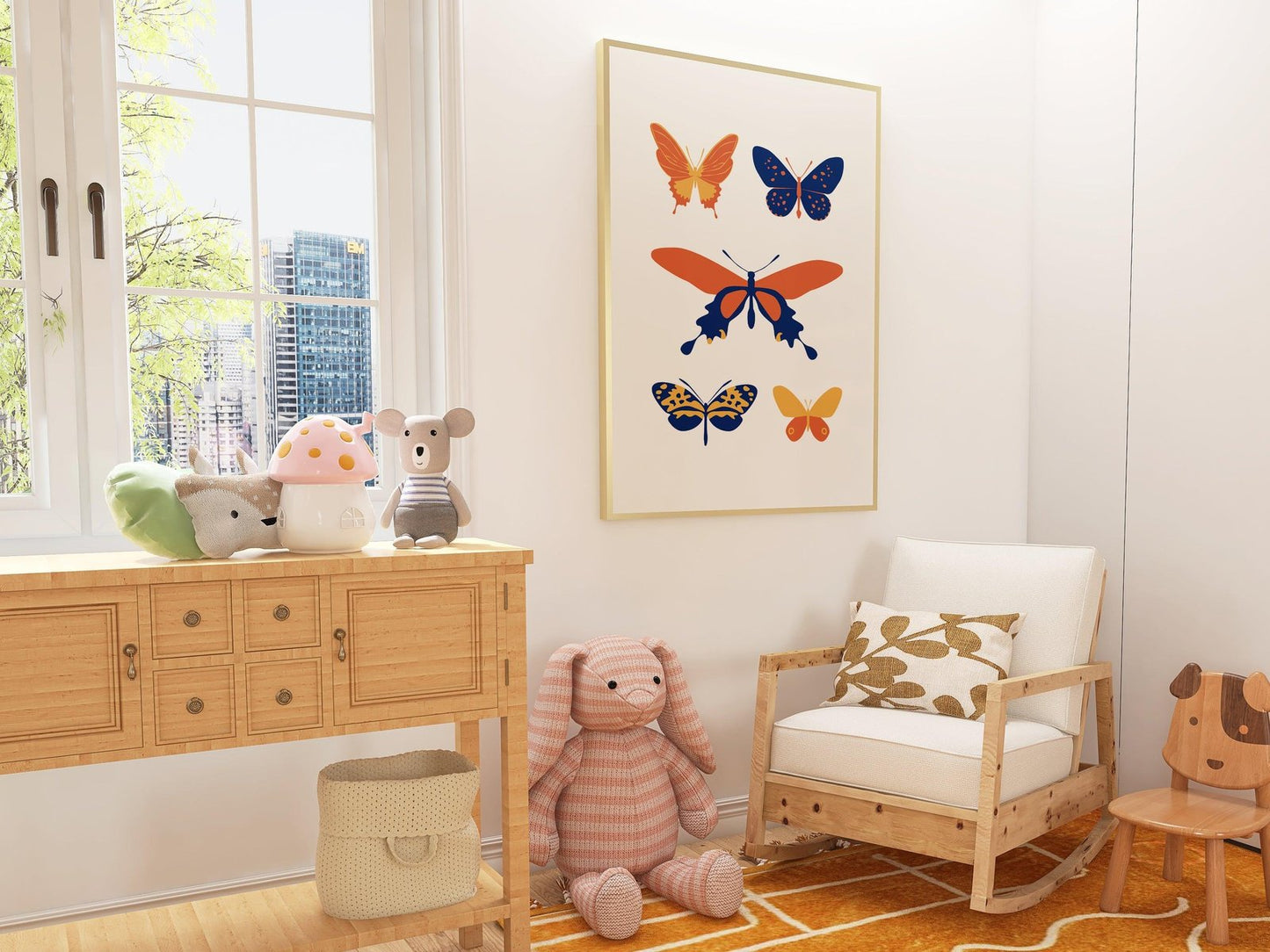 Butterflies Art Print-Skudaboo