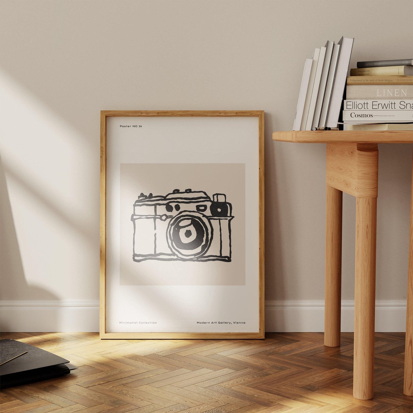 Camera Modern Art Print-Skudaboo