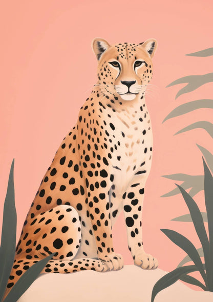 Cheetah Art Print-Skudaboo