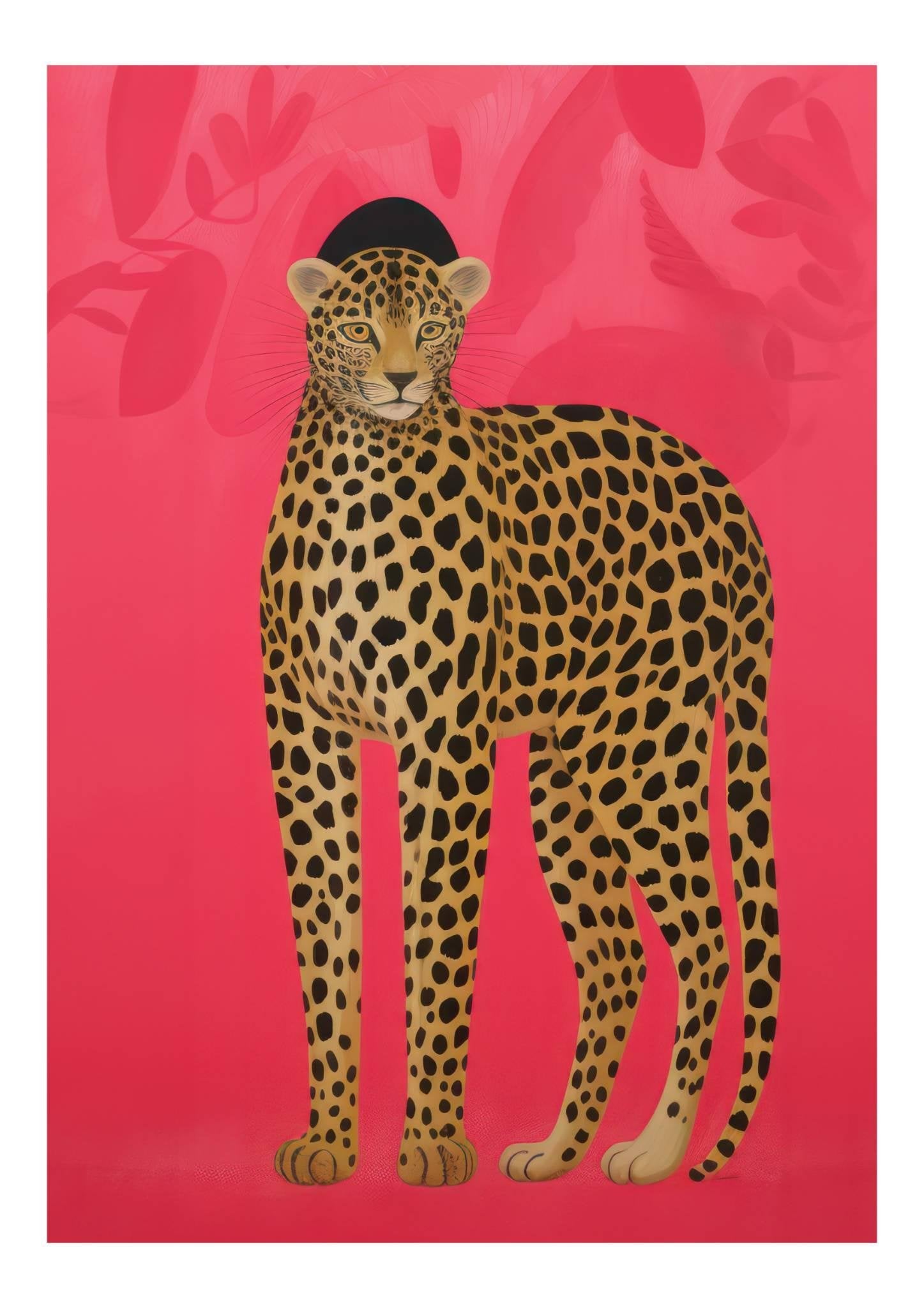 Cheetah Art Print-Skudaboo