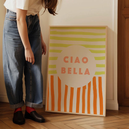 Ciao Bella Art Print-Skudaboo