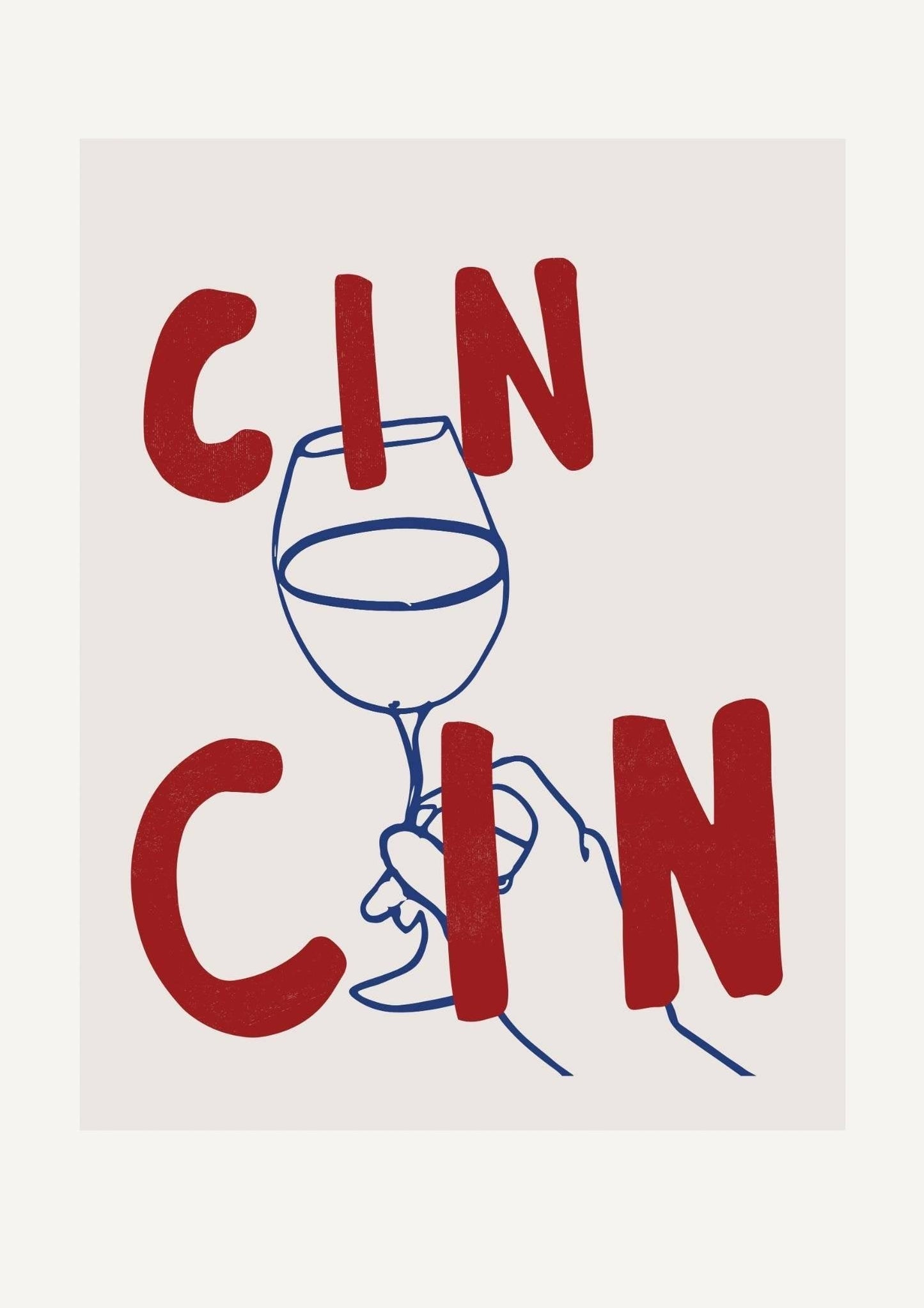 Cin Cin Art Print-Skudaboo