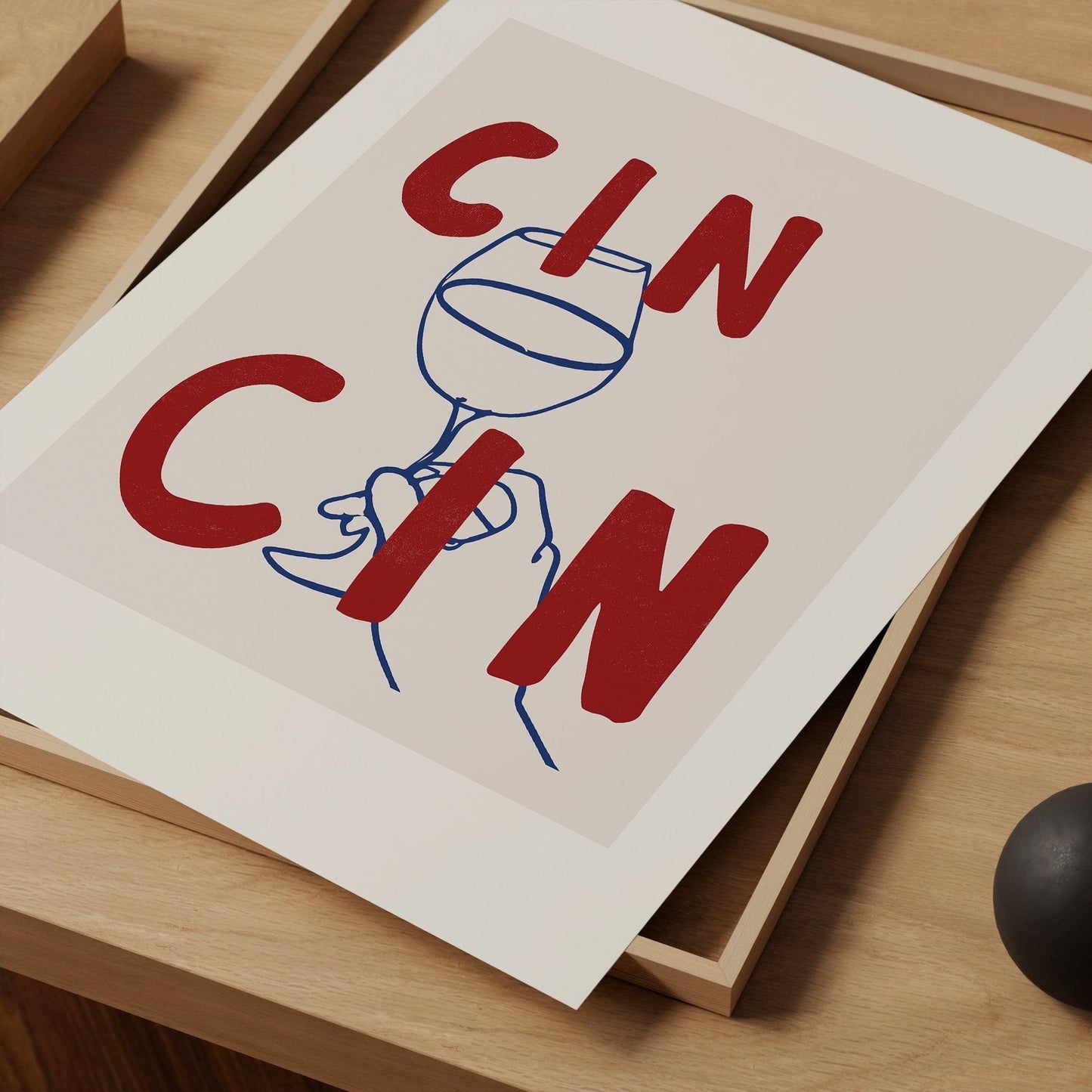 Cin Cin Art Print-Skudaboo