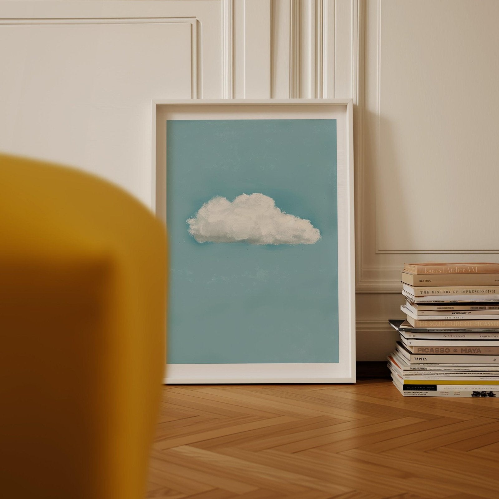 Cloud in a Blue Sky Art Print-Skudaboo