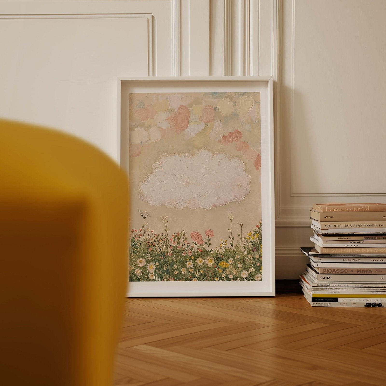 Cloud in Meadow Art Print-Skudaboo