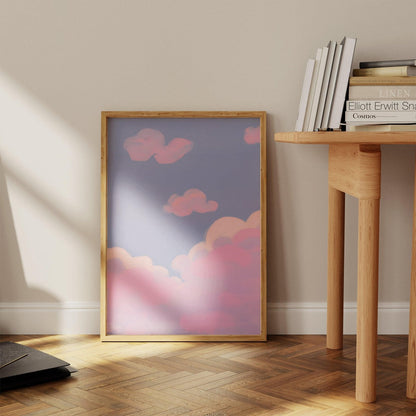 Clouds Art Print-Skudaboo