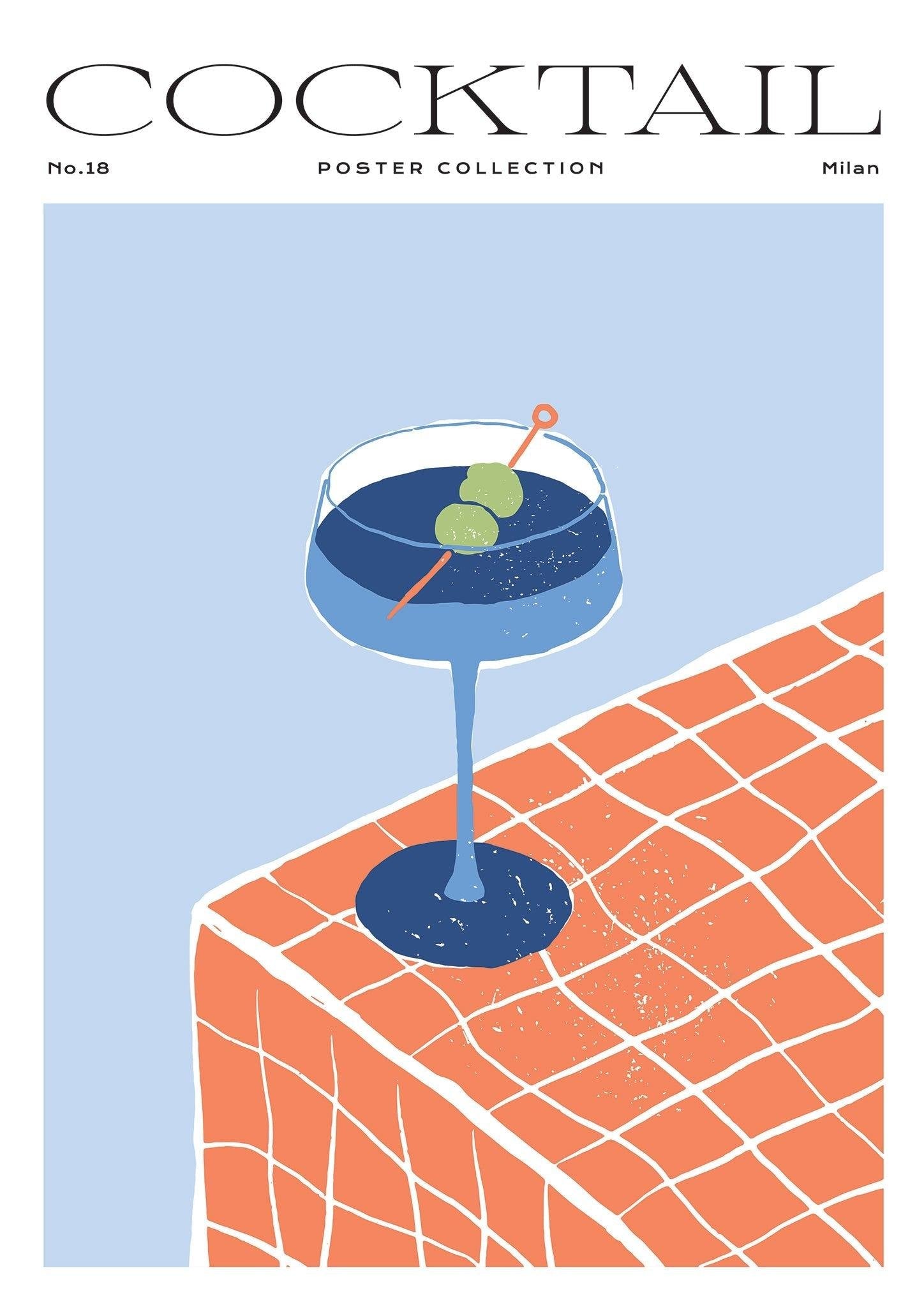 Cocktail Art Print-Skudaboo