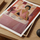 Coffee Date Art Print-Skudaboo
