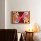 Colourful Abstract Vintage Art Print-Skudaboo