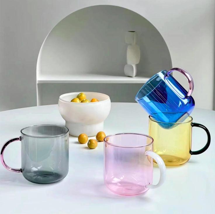 Colourful Glass Mug-Skudaboo