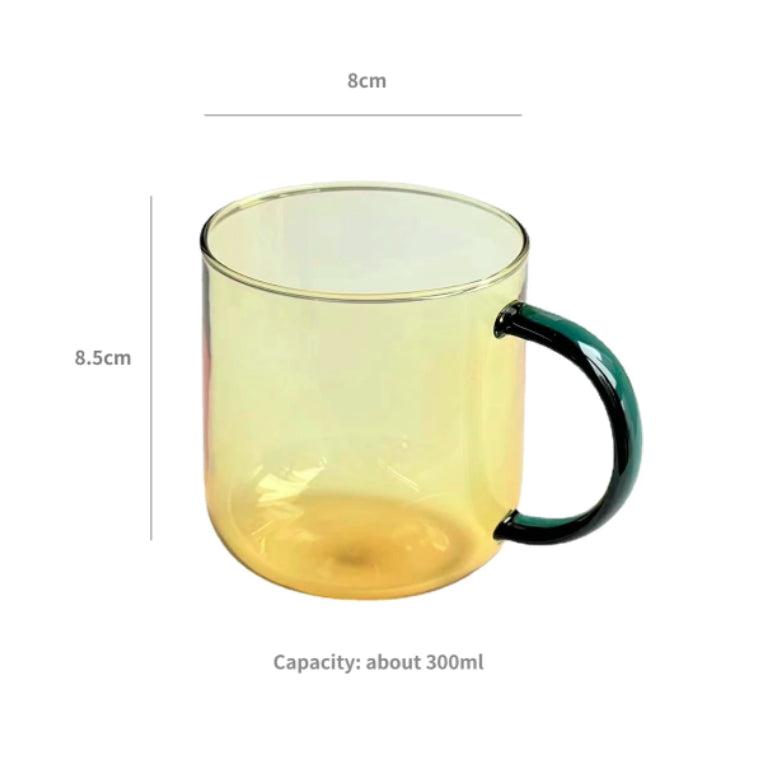 Colourful Glass Mug-Skudaboo