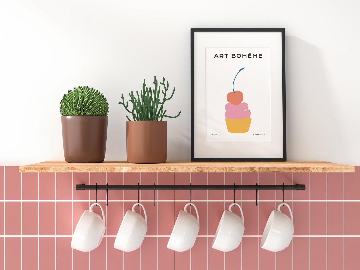 Cupcake Art Print-Skudaboo