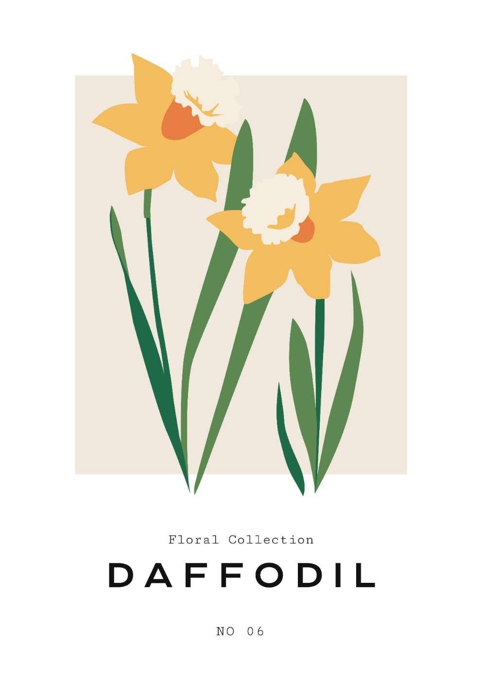 Daffodils Art Print-Skudaboo