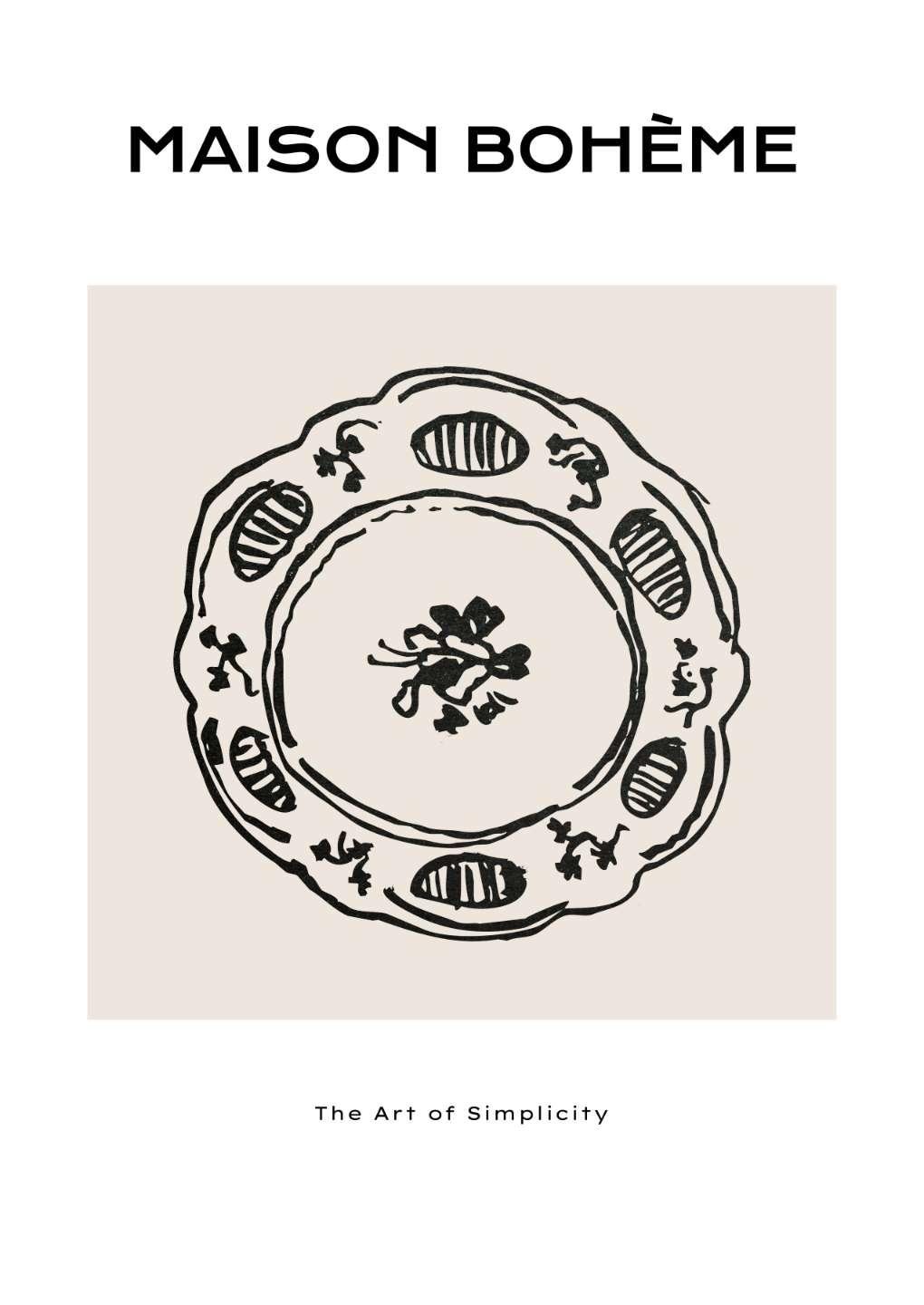 Decorative Plate Art Print-Skudaboo