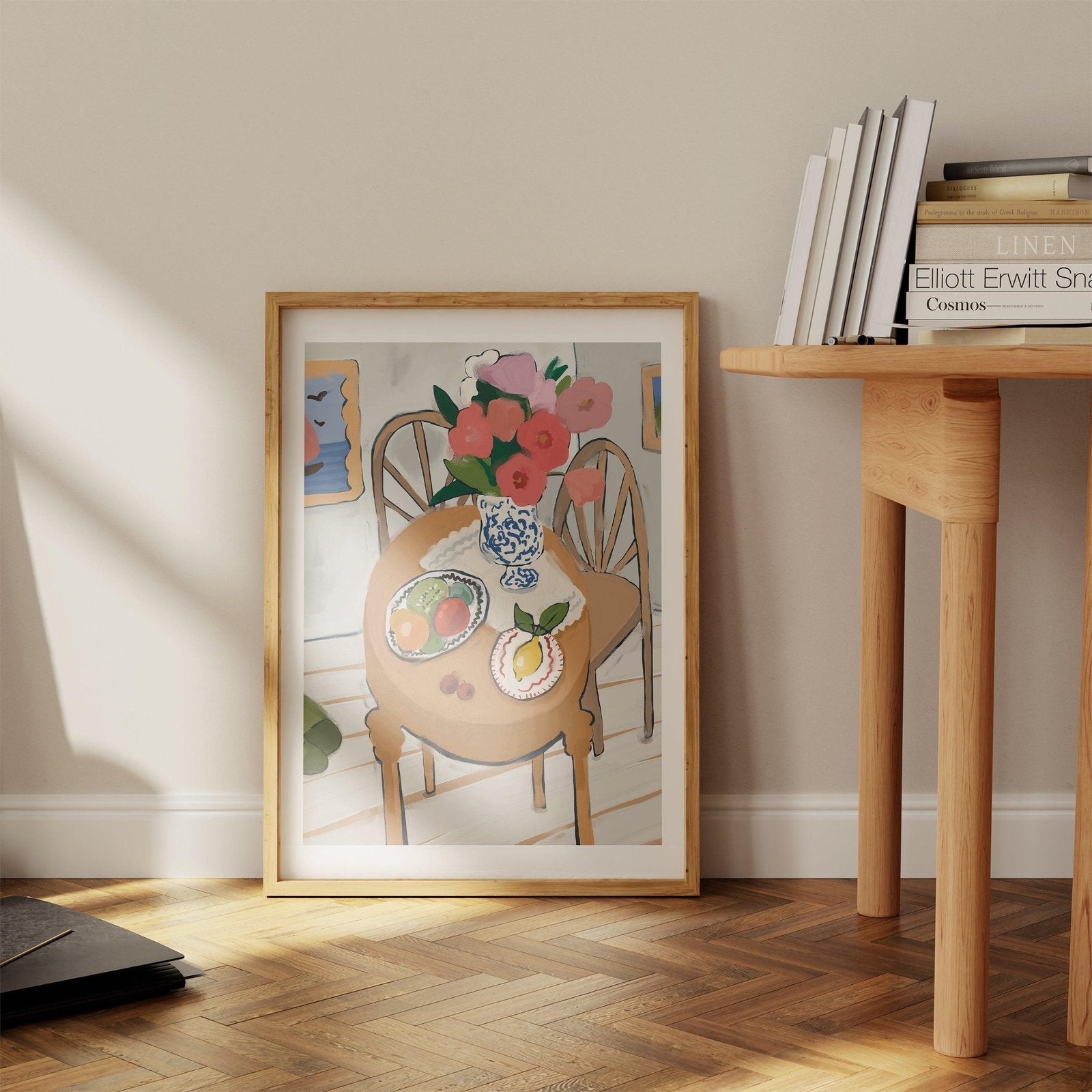 Dining Table Art Print-Skudaboo