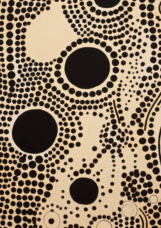 Dot Pattern Art Print-Skudaboo