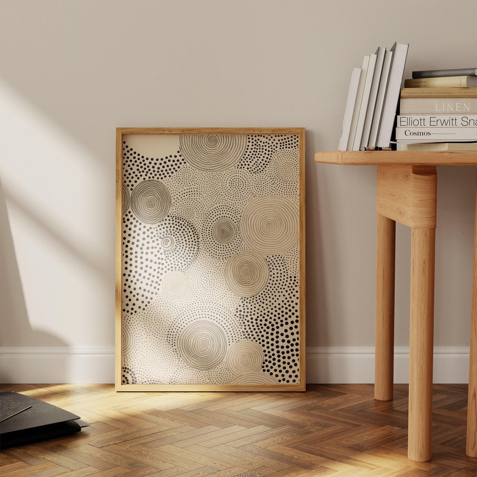 Dot Pattern Art Print-Skudaboo