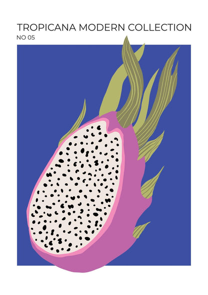 Dragon Fruit Art Print-Skudaboo