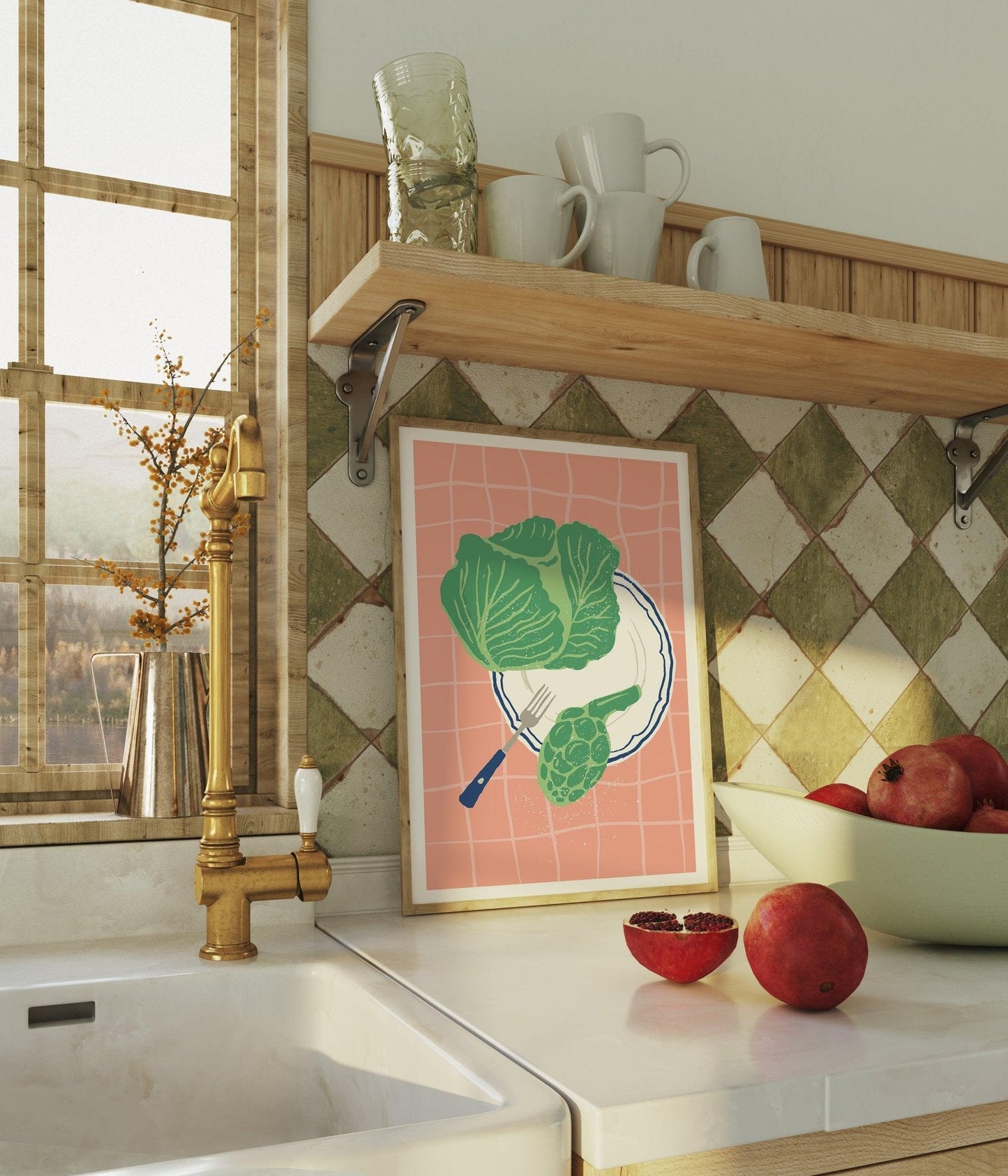 Eat Your Lettuce Art Print-Skudaboo