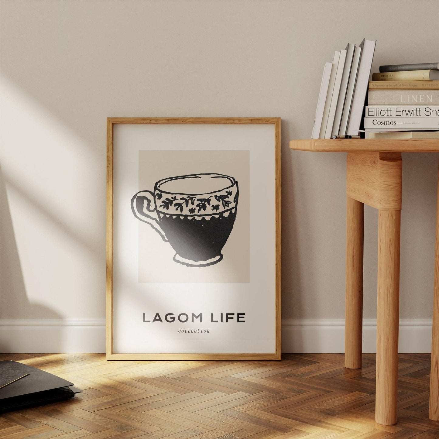 Fancy Teacup Art Print-Skudaboo