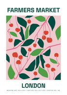 Farmers Market London Art Print-Skudaboo