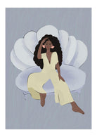 Female Fashion Art Print-Skudaboo