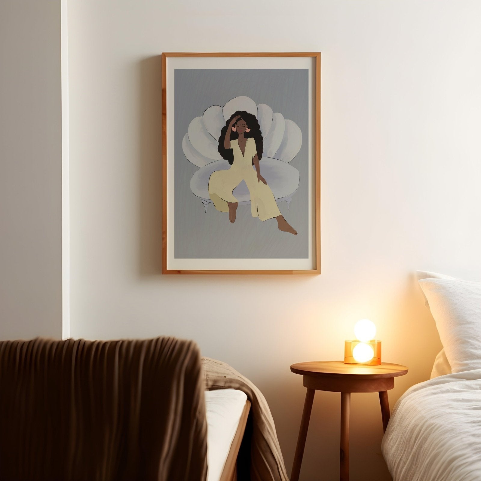 Female Fashion Art Print-Skudaboo
