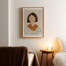 Female Fashion Art Print-Skudaboo