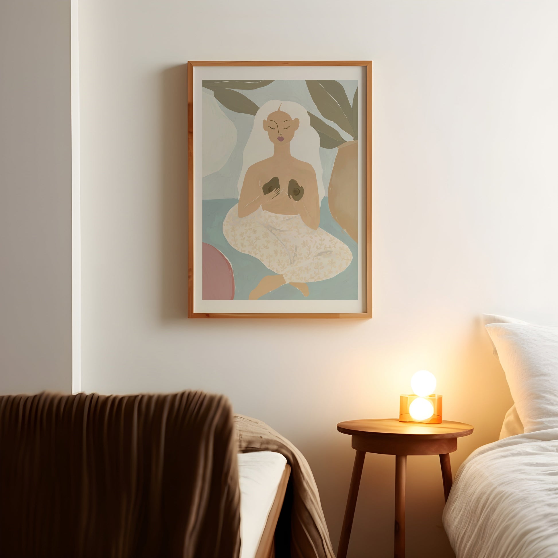 Female Nude Art Print-Skudaboo