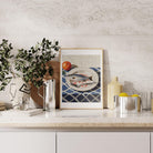 Fish on Plate Art Print-Skudaboo
